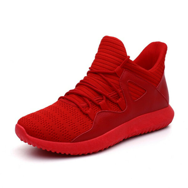 Latest Men's Red Casual Running Sport Shoes Sneakers