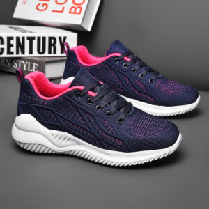 Spring New Fly Weave Breathable Running Shoes Outdoor Comfortable Sneakers