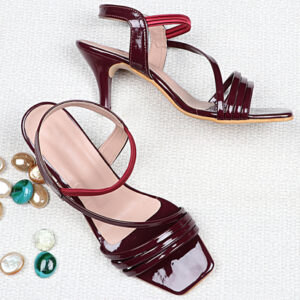 Stylish Analogous Play Ankle Strap Heels